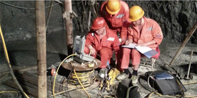 白鶴灘水電站巖體變模鉆孔徑向加壓法試驗